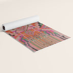 Geometric Tribal Guardian Abstract Textile Art Yoga Mat Gallery Image 2