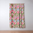Modern Preppy Leopard Cat Jungle Oasis Window Curtain Gallery Image 3