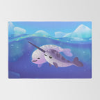 Beluga and Narwhal Rug Gallery Image 2