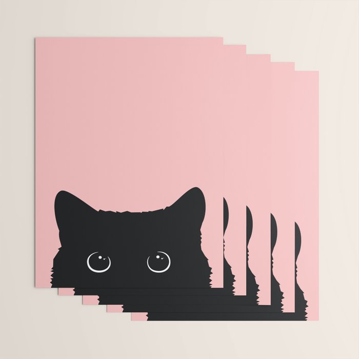 Black Cat Wrapping Paper Gallery Image 3
