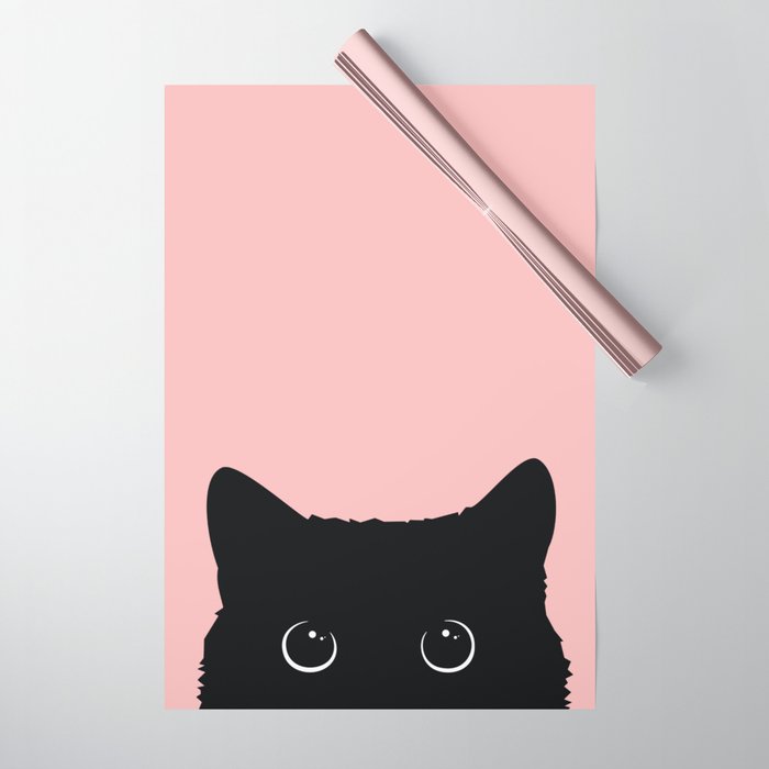 Black Cat Wrapping Paper Gallery Image 1