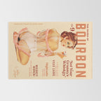 The Babes Of Bourbon Vol. 9 - Vintage Pinup Art Rug Gallery Image 2