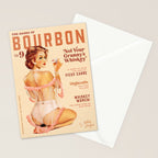 The Babes Of Bourbon Vol. 9 - Vintage Pinup Art Stationery Card Gallery Image 2