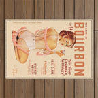 The Babes Of Bourbon Vol. 9 - Vintage Pinup Art Outdoor Rug Gallery Image 1