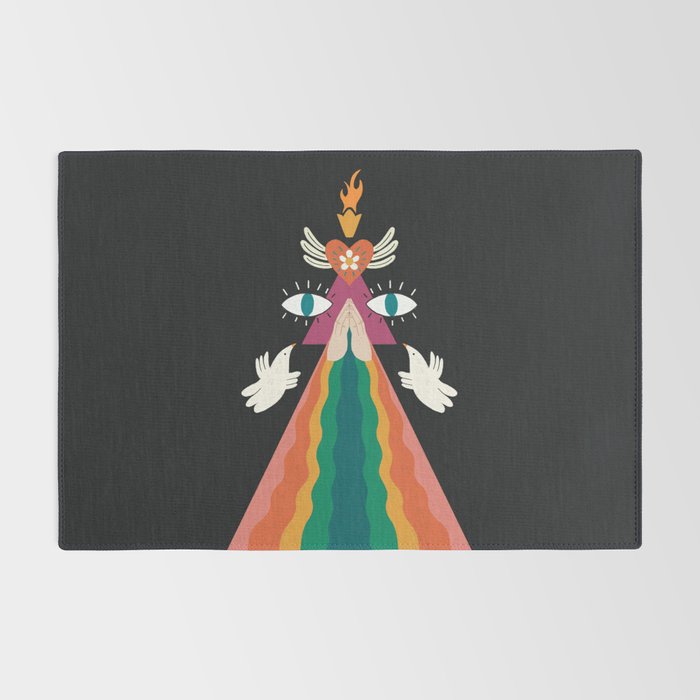 Rainbow Blessings  Rug Gallery Image 2