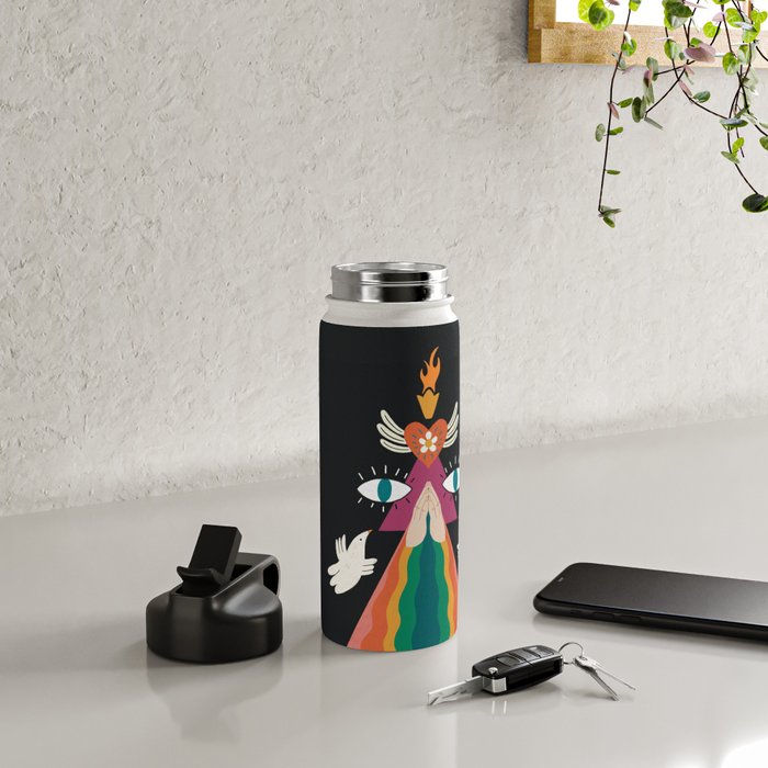 Rainbow Blessings  Water Bottle Gallery Image 4