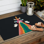 Rainbow Blessings  Outdoor Rug Gallery Image 2