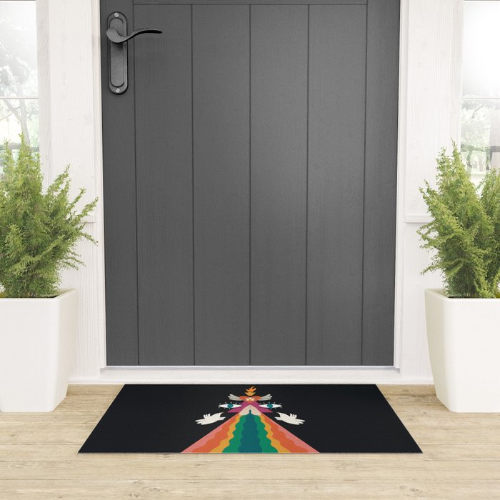 Rainbow Blessings  Welcome Mat Gallery Image 3