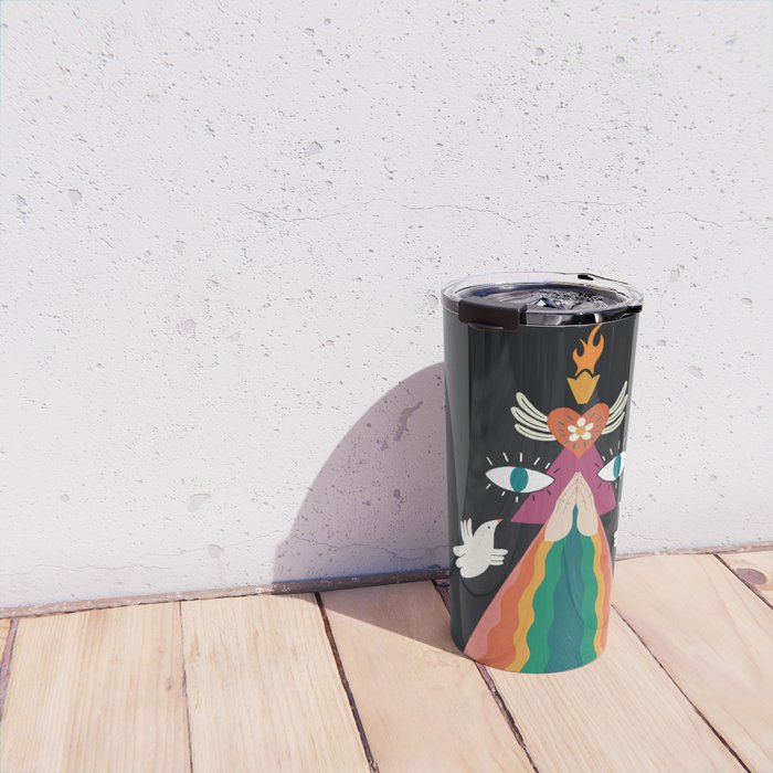 Rainbow Blessings  Travel Mug Gallery Image 4