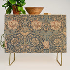 Honeysuckle by William Morris 1876 Antique Vintage Victorian Jugendstil Art Nouveau Retro Pattern Credenza Gallery Image 1