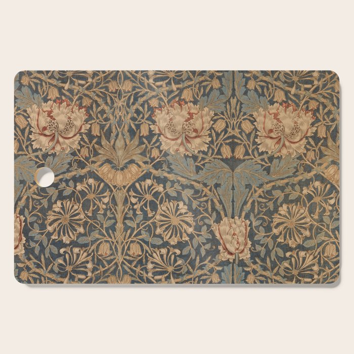 Honeysuckle by William Morris 1876 Antique Vintage Victorian Jugendstil Art Nouveau Retro Pattern Cutting Board Gallery Image 1