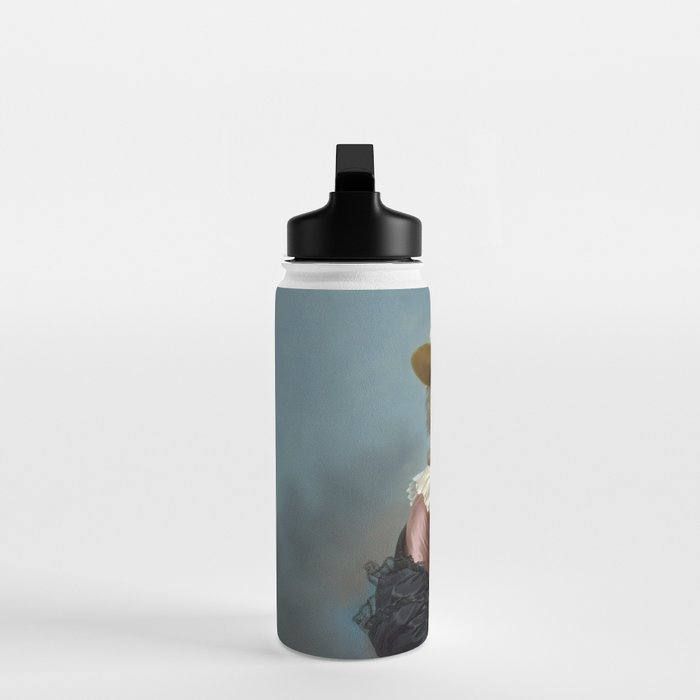 Bubble Gum Diva in a Straw Hat Water Bottle Gallery Image 3