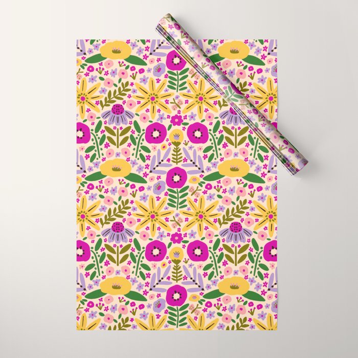 Hey, flowers Wrapping Paper Gallery Image 1