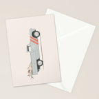 Surfboard Pick Up Van Stationery Card Gallery Image 2