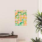 Retro Daisy Tie Dye Pattern Poster Gallery Image 2