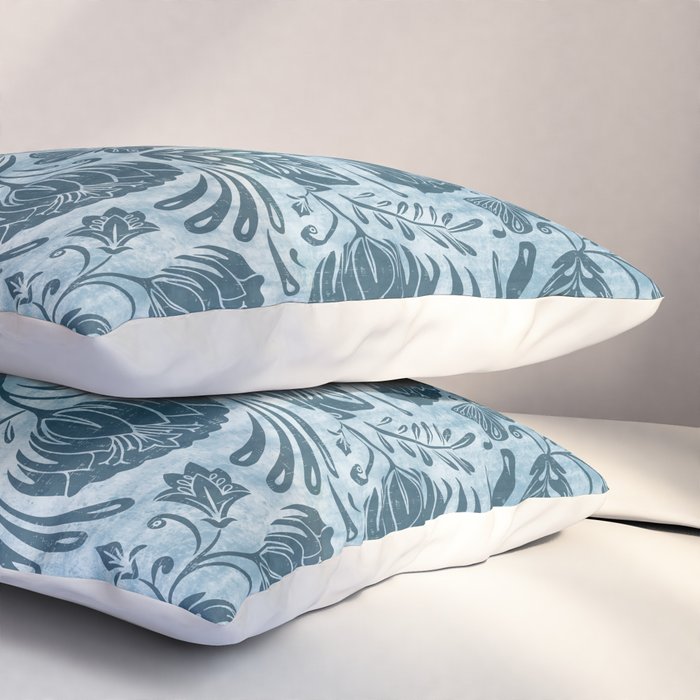 Arabella - Washed Indigo Pillow Sham Gallery Image 3