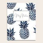 Pineapple Blue Denim Notebook Gallery Image 4