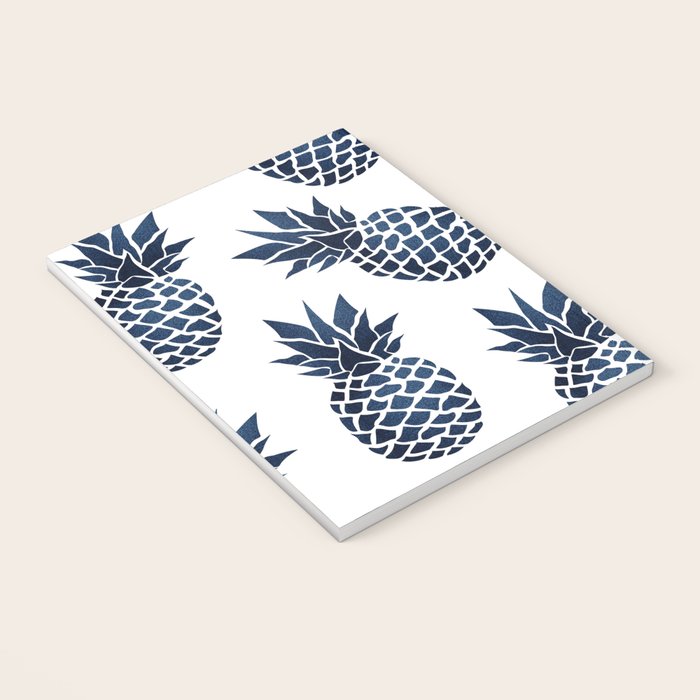 Pineapple Blue Denim Notebook Gallery Image 3