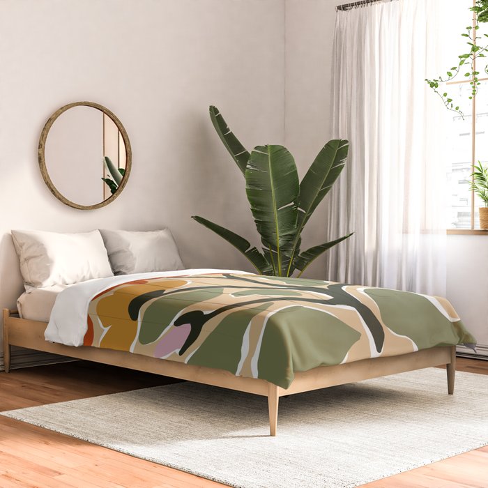 big blooming matisse flower  Comforter Gallery Image 2