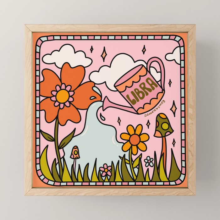 Libra Garden Mini Art Print Gallery Image 1
