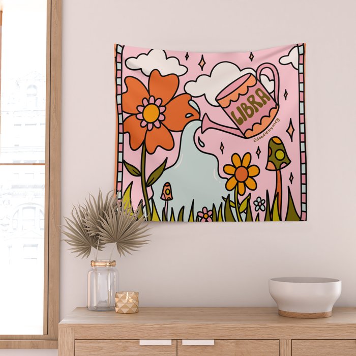 Libra Garden Wall Tapestry Gallery Image 2