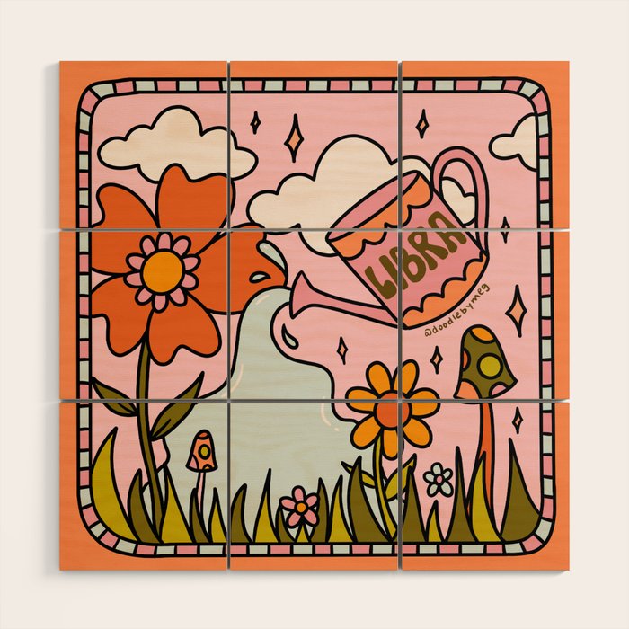 Libra Garden Wood Wall Art Gallery Image 1