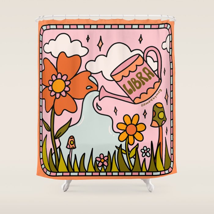 Libra Garden Shower Curtain Gallery Image 1