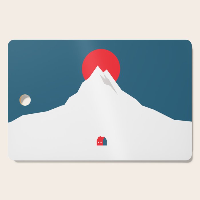 The foot of the mountain Cutting Board Gallery Image 1