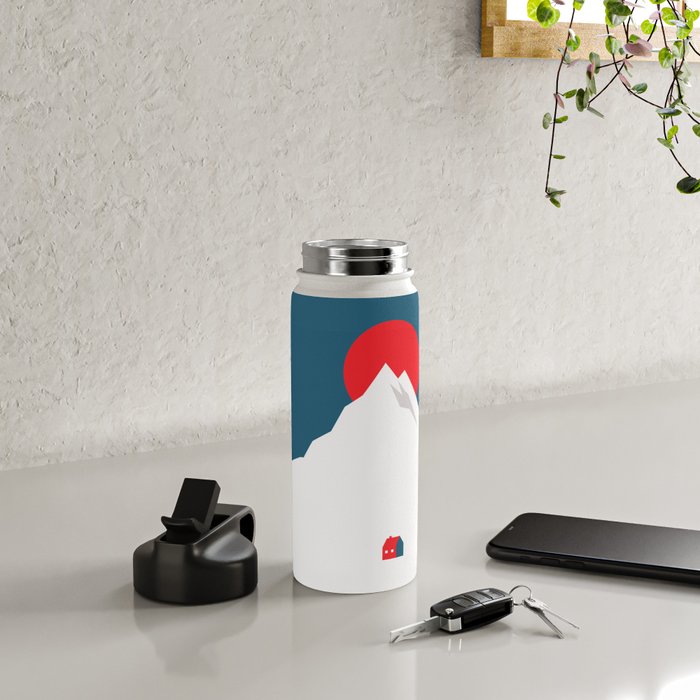 The foot of the mountain Water Bottle Gallery Image 4