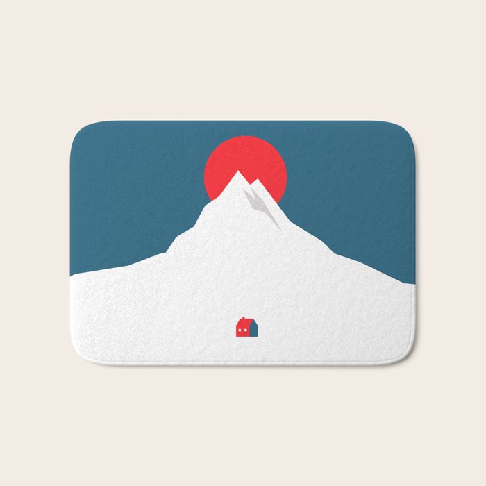 The foot of the mountain Bath Mat Gallery Image 1