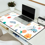 Fun beach pattern Desk Mat Gallery Image 2
