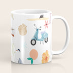 Fun beach pattern Coffee Mug Gallery Image 1