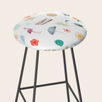 Fun beach pattern Stool Gallery Image 2