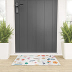 Fun beach pattern Welcome Mat Gallery Image 3