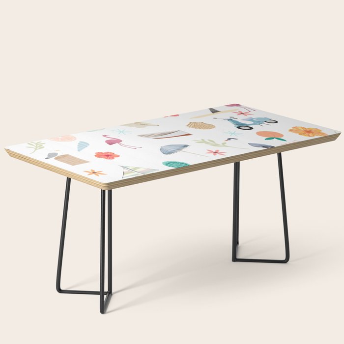 Fun beach pattern Coffee Table Gallery Image 1