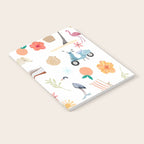 Fun beach pattern Notebook Gallery Image 2
