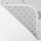 Fun beach pattern Bath Mat Gallery Image 2