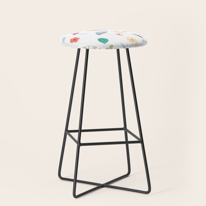 Fun beach pattern Stool Gallery Image 1