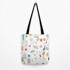 Fun beach pattern Tote Bag Gallery Image 2