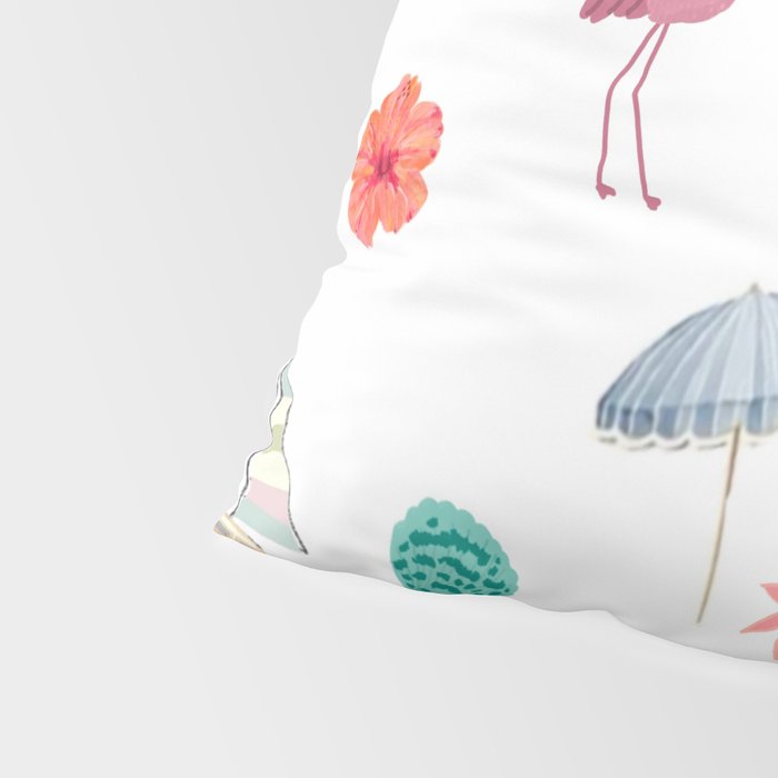 Fun beach pattern Pillow Sham Gallery Image 4