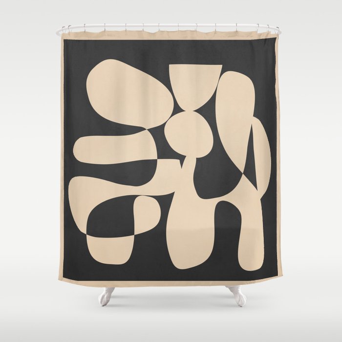 Modern Art Form 1 Shower Curtain Gallery Image 1
