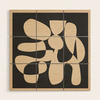 Modern Art Form 1 Wood Wall Art Gallery Image 1