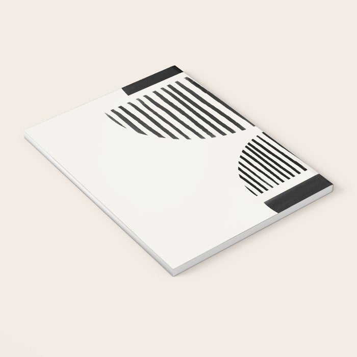 Balancing Stripes NO.1 | Black Notebook Gallery Image 3