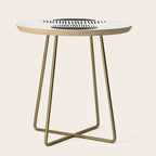 Balancing Stripes NO.1 | Black Side Table Gallery Image 1
