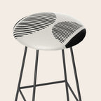 Balancing Stripes NO.1 | Black Stool Gallery Image 2
