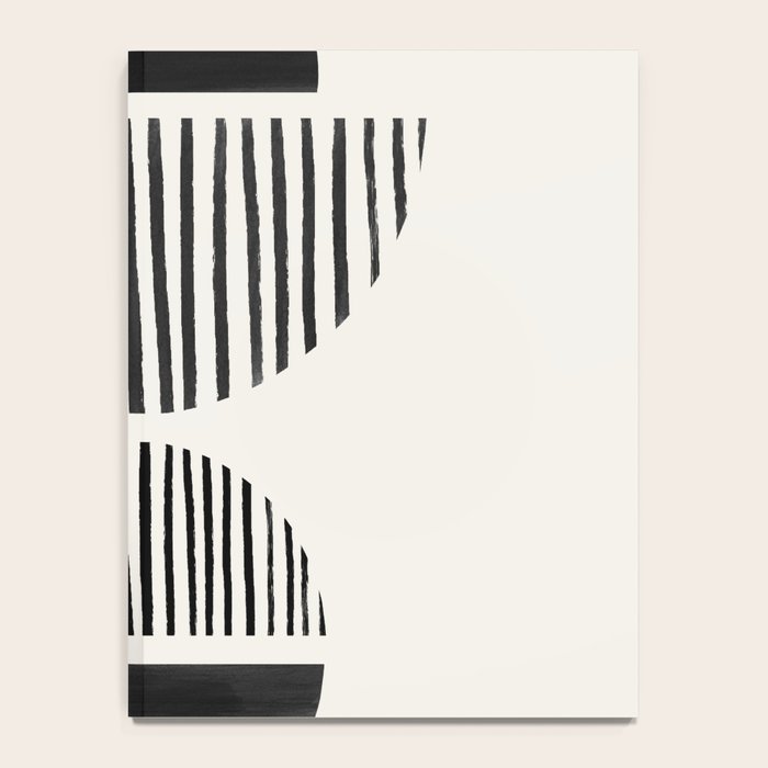 Balancing Stripes NO.1 | Black Notebook Gallery Image 4