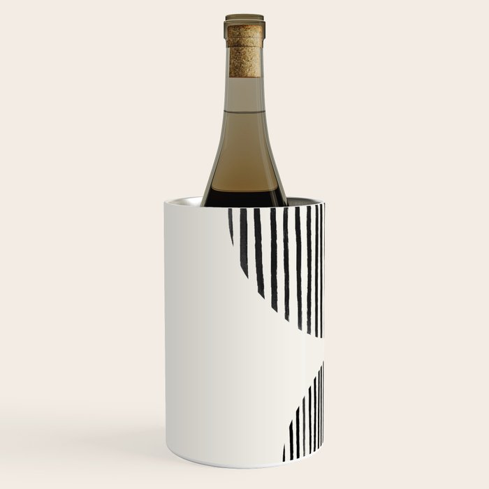 Balancing Stripes NO.1 | Black Wine Chiller Gallery Image 2