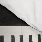 Balancing Stripes NO.1 | Black Comforter Gallery Image 4