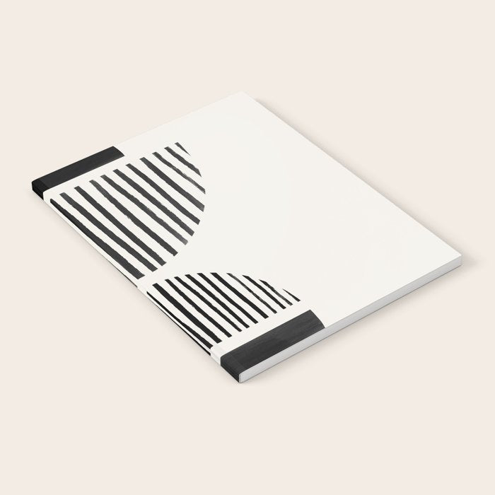 Balancing Stripes NO.1 | Black Notebook Gallery Image 2