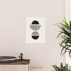 Balancing Stripes NO.1 | Black Poster Gallery Image 2